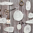 *NEW* Stick and Stitch Embroidery Template Set: Sewing Themes Bits and Bobbins additional 1