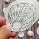 *NEW* Stick and Stitch Embroidery Templates : The Shell Set additional 8