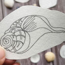 *NEW* Stick and Stitch Embroidery Templates : The Shell Set additional 3