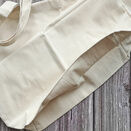 Large Natural Heavyweight Cotton Tote Bag with Gusset additional 2