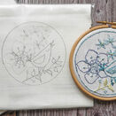 Birdy Mini Embroidery Panel (to fit 4 inch hoop) additional 4