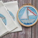 Yacht Mini Embroidery Panel (to fit 4 inch Hoop) additional 3