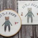 Celebrate Newborn 'It's a Boy' Nursery Embroidery Panel (to fit 6 inch hoop) additional 2