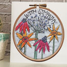 'With Sympathy' Printed Embroidery Greetings Card additional 4