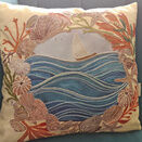 *NEW* Seashells and Boat Cushion Embroidery panel additional 1