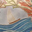 *NEW* Seashells and Boat Cushion Embroidery panel additional 2