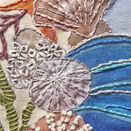 *NEW* Seashells and Boat Cushion Embroidery panel additional 4