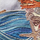 *NEW* Seashells and Boat Cushion Embroidery panel additional 6