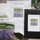 *NEW* lavender Fields Hand Embroidery Panel with Stitch Guide additional 5