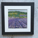 *NEW* lavender Fields Hand Embroidery Panel with Stitch Guide additional 4