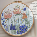 *NEW* Stitch Set  Forget Me Not Hand Embroidery Panel with Guides additional 4
