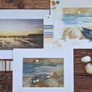 *NEW* Bantham Beach Shell Seaking Hand Embroidery Pattern (to fit 5x7 inch aperture mounts) additional 1