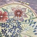 *NEW* Golden Hour Blooms 6inch floral hand embroidery pattern additional 4
