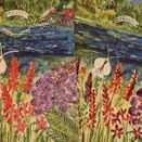 Trebah Garden Mini Wall Hanging Hand Embroidery panel *NEW* additional 5