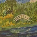 Trebah Garden Mini Wall Hanging Hand Embroidery panel *NEW* additional 3
