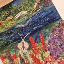 Trebah Garden Mini Wall Hanging Hand Embroidery panel *NEW* additional 2