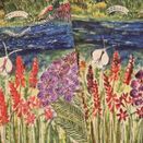 Trebah Garden Mini Wall Hanging Hand Embroidery panel *NEW* additional 1