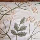 PRE-ORDER Cowparsley Cushion Hand Embroidery Kit: Make your own cushion kit additional 4