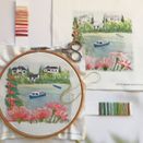 Daydreamy Afternoon Hand Embroidery Kit with mount ready for framing *NEW* additional 2