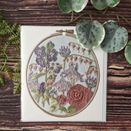 'Bleeding Hearts' floral greeting card additional 1