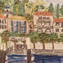 Bellagio 'The Pearl of Lake Como' Embroidery Panel *NEW* additional 2