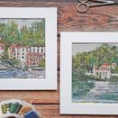 Bellagio 'The Pearl of Lake Como' Embroidery Panel *NEW* additional 4