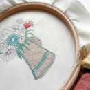'Jug Of Flowers' PDF Embroidery Template additional 2