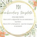 Still Life 'Vases of Flowers' PDF Embroidery Template additional 2