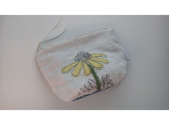 Echinacea Flower Makeup bag