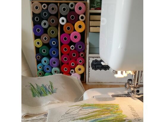 Freehand Machine Embroidery Workshop: Saturday 10th March