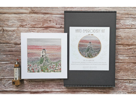 The Old Lighthouse (Llanddwyn Island) Coastal Hand Embroidery Kit