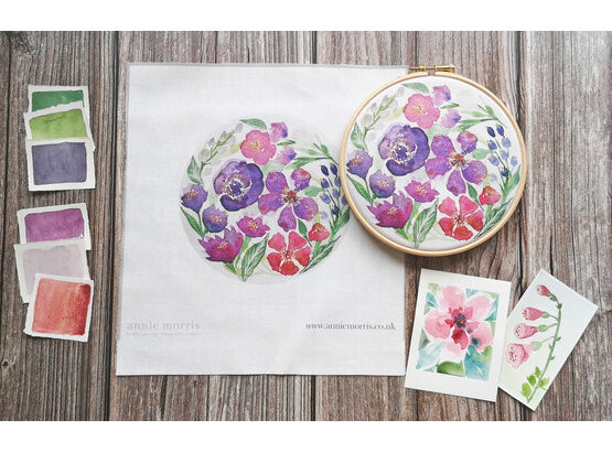 *NEW* Cottage Garden Floral Embroidery Pattern