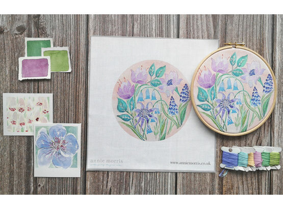 *NEW* Bluebells Floral Embroidery Pattern