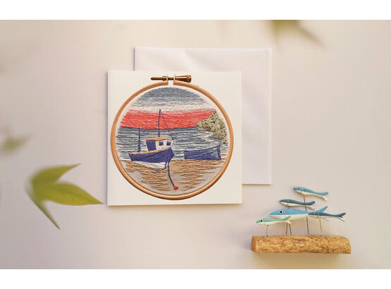 *NEW* Moored Boats Greetings Card