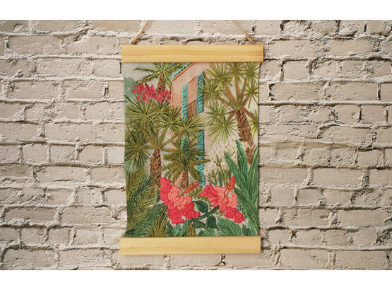 *NEW* 'The Retreat' Embroidery Wall Hanging Panel Design