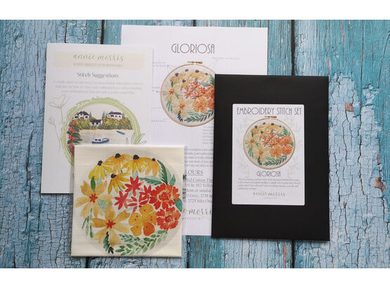 *NEW* Stitch Set: Gloriosa Embroidery Pattern with Stitch Guides