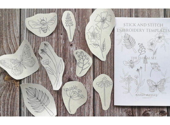 *NEW* Stick and Stitch Embroidery Templates : The Floral Set