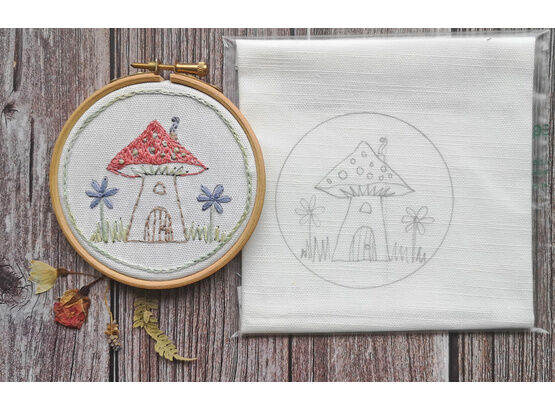 Fairyhouse Mini Embroidery Panel