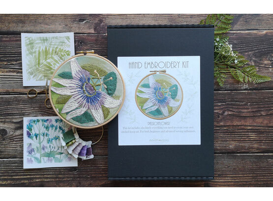 *NEW* Passionflower Hand Embroidery Kit