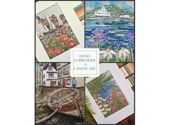 FRIDAY 24TH APRIL 2PM - 5PM HAND EMBROIDER A LANDSCAPE