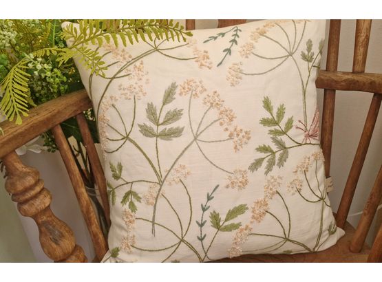 PRE-ORDER Cowparsley Cushion Hand Embroidery Kit: Make your own cushion kit