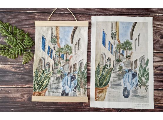 'La Dolce Vita' Embroidery Wall hanging embroidery panel *NEW IN*